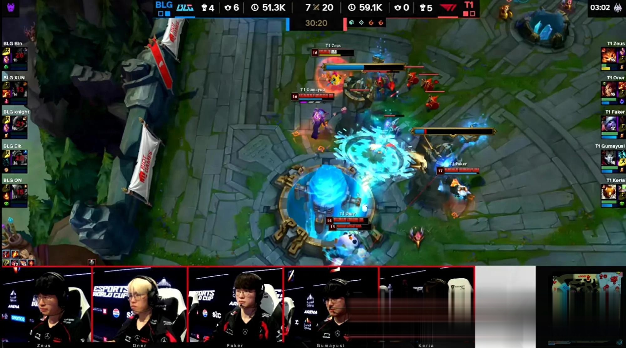 T13-0BLG：Faker瑞兹两度开车偷大龙，T1强势横扫BLG晋级的简单介绍